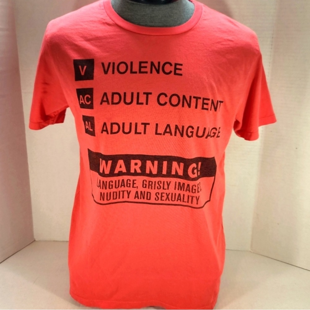 Men's Junk Food Clothing Warning! T-shirt